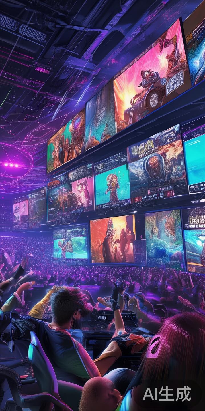 丰富多样的电竞赛事和游戏内容：涵盖热门的英雄联盟、